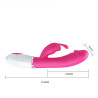 Pretty Love Vibro Rabbit Gene Voice Controle Rose